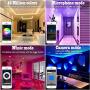 Smart Led Downlight Kit, FVTLED 6pcs WiFi Wireless Bluetooth 5W Dimmable Recessed Spot RGBWC Multicolor Color 5 in 1 Ceiling Spotlight with Remote Control & BT Mesh Smart Bridge