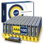 Allmax AAA Maximum Power Alkaline Batteries (100 Count Bulk Pack) – Ultra Long-Lasting Triple A Battery, 10-Year Shelf Life, Leak-Proof, Device Compatible – Powered by EnergyCircle Technology(1.5V)