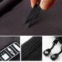 Electronics Accessories Organizer Bag,Portable Tech Gear Phone Accessories Storage Carrying Travel Case Bag, Headphone Earphone Cable Organizer Bag (M, Black)