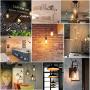 Edison Led Bulbs Dimmable Light Bulb 8W - 75 Watt Equivalent Vintage Style Filament Bulb 2700K Warm White E26 650 Lumen 6-Pack