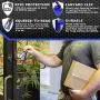 Identity Stronghold - Secure RFID Badge Holder for 1 Card - Heavy Duty Hard Plastic ID Badge Holder - USA Molded and Assembled - FIPS 201 Approved RFID Blocking Security - Blue