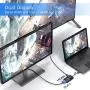 USB to HDMI VGA DVI, External Monitor Adapter, USB Multiple Monitor Adapter DisplayLink Video Converter 2K Full HD 2048x1152, Laptop Docking Stations Compatible for Windows, Mac OS X System [NO Linux]