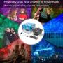 Laser Star Projector Night Light Projector, Delicacy Sky Laser Ocean Wave Starry Projector with Music Speaker,Christmas Projector Light for Baby Kids Bedroom Party Home Holidays