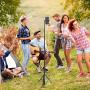 ATUMTEK 51'' Selfie Stick Tripod, All in One Extendable Phone Tripod Stand with Bluetooth Remote 360° Rotation for iPhone and Android Phone Selfies, Video Recording, Vlogging, Live Streaming - Blue