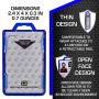 ID Stronghold Secure Badge Holder Duolite - RFID Blocking 2 Card ID Badge Holder with Lanyard and Retractable Reel - PIV, CAC and Work Cards - Heavy Duty Plastic Badge Protector - FIPS 201 Approved