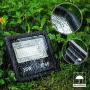 LED Flood Lights,30W Super Bright Outdoor Floodlight,Security Light with Plug,3000lm 6500K IP66 Waterproof Garden Lights for Entryways,Stairs,Yard and Garage (Daylight White)