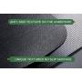 Office Chair Mat for Hardwood and Tile Floor with Lip, Black, Anti-Slip, Non-Curve, Under the Desk Mat Best for Rolling Chair and Computer Desk, 47x35 Non-Toxic and no BPA Plastic Protector
