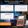 FOXWELL NT510 Elite Full-System Diagnostic Tool for Porsche, OBD2 Scanner Code Reader HVAC 4WD Bi-Directional Scan Tool with Oil Reset EPB SAS TPS TPMS and Battery Registration etc