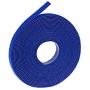 Oldhill Fastening Tapes Hook and Loop Reusable Straps Wires Cords Cable Ties - 1/2'' Width, 15 x 3 Rolls (Black, Blue, White)