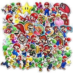 Super M_Ario Bros Stickers for Water Bottles 50 Pack Cute,Waterproof,Aesthetic,Trendy Stickers for Teens,Girls Perfect for Waterbottle,Laptop,Phone,Travel Extra Durable Vinyl (M_Ario )