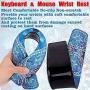 Hydro Gel Firm Soft Keyboard Wrist Support Pad, Ergonomic Latest Custom Non-Slip Design Keyboard Pad