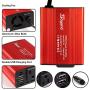 soyond 1 Red 150W Car Power Inverter DC 12V to 110V AC Converter 3.1A Dual USB Charger