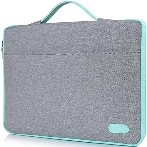 ProCase 12-12.9 inch Sleeve Case Bag for Surface Pro X 2017/Pro 7 6 4 3, MacBook Pro 13, iPad Pro Protective Carrying Cover Handbag for 11'' 12'' Lenovo Dell Toshiba HP Acer Chromebook -Light Gray
