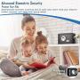 BARSKA AX11620 Biometric Fingerprint Mini Security Home Safe Box 0.29 Cubic Ft, Black, 12'' x 8'' x 7.75''