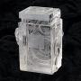 Fotodiox Crystal TLR Camera Display Model - 4/5 Sized Replica of Rolleiflex 2.8 Camera with Zeiss Planar 80mm Lens; Paperweight, Book Shelf, Bookends, Paper Weight