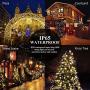 Haynery 500 LED Christmas String Lights 164FT Extendable with Remote, Outdoor Indoor Plug in Twinkle Lights for Christmas Tree Party Garden Decoration, Warm White