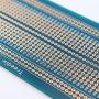 Treedix 4 pcs Universal Board Solderable BreadBoard PCB Prototype Shield Board Double Sided Tinned Gold Plated Holes Compatible with Arduino Kit Raspberry Pi Shield Prototyping and Testing (Mode 2)