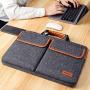 MCHENG 14 Inch Laptop Case Shoulder Messenger Bag, Lightweight Laptop Computer Notebook Carrying Case Sleeve Handbag for Men Women Fit for Acer/Asus/Lenovo/HP/Toshiba, Black