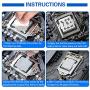 10 Pack HY880 Thermal Paste Kit-5.15 W/MK 1 G/Pcs, High Performance Thermal Compound Paste Grease Heatsink for CPU, Processor, All Cooler Master, Computer, PS4