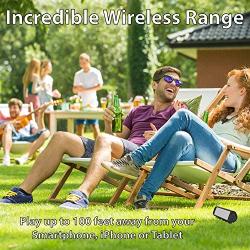 OontZ Angle 3 Ultra (4th Gen) Waterproof 5.0 Bluetooth Speaker, 14 Watts, Hi-Quality Sound & Bass, 100 Ft Wireless Range, Play 2, 3 or More Speakers Together, OontZ App, Bluetooth Speakers (White)