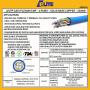 Cat6 Plenum CMP (Cat6e), Ethernet Cable 1000ft, 23AWG UTP, 600MHz, Solid Bare Copper, UL Certified, w/Spline(Noise Reducing Cross Separator), Easy to Pull (Reelex II Box), Bulk Network Cable - White