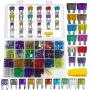 242 PCS Blade Car Fuses Assortment Kit - MuHize Car Truck Standard & Mini (2A/3A/5A/7.5A/10A/15A/20A/25A/30A/35A/40A), Boat Car RV SUV Truck Camper Automotive Replacement Fuses