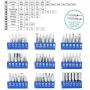 ORIA Precision Screwdriver Set, 86 in 1 Magnetic Repair Tool Kit, Screwdriver Kit with Portable Bag for Game Console, Tablet, PC, Macbook and Other Electronics, Blue
