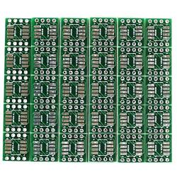 Dreyer Electronics 50pcs Double Sided 8 Pin SOT23-8/SOT223-8 to DIP Breakout Board