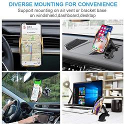 TALMIL Wireless Car Charger Mount,Windshield Dash Air Vent Phone Holder Compatible iPhone 11/11 Pro/11 Pro Max/Xs MAX/XS/XR/X/8/8+,Samsung S10/S10+/S9/S9+/S8/S8+