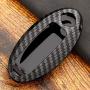 Remote Key Fob Shell Cover Compatible with Nissan 370Z Altima Cube Juke Maxima Murano Pathfinder Quest Rogue Sentra Versa 3/4/5 Buttons, Carbon Gloss Fiber