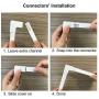 One-Cord Channel Cable Concealer - CMC-03 Cord Cover Wall Cable Management System - 125'' Cable Hider Raceway Kit for a Power Cord, Ethernet Cable, Speaker Wire - 8X L15.7in, W0.59in H0.4in, White