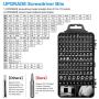 Upgrade Apsung 137 in 1 Precision Screwdriver Set with Slotted, Phillips, Torx& More Bits, Non-Slip Magnetic Electronics Tool Kit for Repair iPhone, Android, Computer, Laptop, Watch, Glasses, PC etc