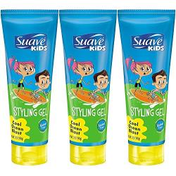Suave Kids Styling Gel, Cool Ocean Blast, 7 Ounce (Pack of 3)