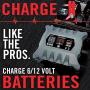 Clore Automotive PL2310 10-Amp Fully-Automatic Smart Charger, 6V and 12V Battery Charger, Battery Maintainer, and Battery Desulfator with Temperature Compensation