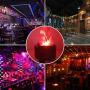 LED Fake Flame Effect Lamp Electronic Artificial Fire Burning Brazier Lamp Simulated Flickering Fire Flame Light for Christmas Halloween Party Festival Night Club