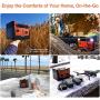 AIMTOM 300-Watt Portable Power Station - 280Wh Battery Powered Generator Alternative with 12V, 24V, AC and USB Outputs - Solar Rechargeable Lithium Backup Power - for Camping Outdoors RV Emergency
