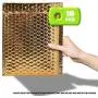 Bubble mailers 8.5 x 11 Padded envelopes 8 1/2 x 11. Pack of 10 Gold Cushion envelopes. Exterior Size 9.5 x 11 (9 1/2 x 11). Peel & Seal. Metallic foil. Mailing, Shipping, Packing, Packaging.