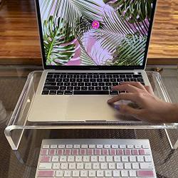 Adorox 12mm Thickness Heavy Duty 19 Monitor Stand Riser Computer Stand PC Desk Stand for Keyboard Storage & Multi-Media Laptop Printer TV Screen