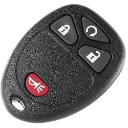 ECCPP Replacement fit for 4 Buttons Keyless Entry Remote Fob Key Fob 07-16 Chevrolet GMC Pontiac Cadillac Buick Saturn Suzuki Series M3N5WY8109 (Pack of 2)