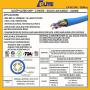 CAT5E Plenum (CMP), Ethernet Cable 1000ft, Unshielded Twisted Pair (UTP) 24AWG, Solid Pure Bare Copper, 350MHz, UL Certified, Easy to Pull, No Kinking, Bulk Networking LAN Cable - Green