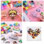 5 mm 6 Pack Fuse Beads Boards Seasonsky Large Round Square Clear Plastic Pegboards with 4 PCS White Beads Tweezers, 20 PCS Ironing Paper for Kids Craft Supplies