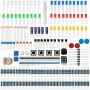 Keywish CP-L1 Electronic Component Starter Kit With Resistor,Transistor,RGB,Capacitor,LED,Buzzer,Switch,Potentiometer For Arduino UNO Nano,MEGA2560,Raspberry Pi,STEM,Micro:bit