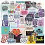 Christian Stickers Big 40-Pack. Religious,Bible,Faith Stickers. Jesus and Cross Stickers. Cute Bible Accessories and Christian Gifts