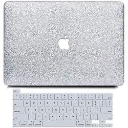B BELK MacBook Pro 16 Inch Case 2021 2020 2019 Release A2141, Sparkly PU Leather Crystal Smooth Slim Hard Case with Keyboard Cover Compatible with Apple MacBook Pro 16 with Touch Bar & Touch ID
