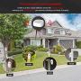 Wireless Driveway Alarm, Motion Detector, 1000FT Long Range, 36 Melodies, Outdoor Motion Sensor Alarm Weather Resistant-Home Security Alert System Monitor & Protect Indoor/Outside Property