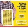 Linelax Circuit Breaker Box Labels – 129 Weatherproof Fuse Box Stickers