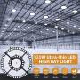 ISKYDRAW 120W LED Garage Lights 12000lm Deformable LED Garage Ceiling Lights Shop Light 6500K Daylight Glow Adjustable High Bay Light for Garage,Warehouse,barn,Support E26/27 Standard Base