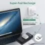 Wireless Portable Charger 30,800mAh 15W Wireless Charging 25W PD QC4.0 Fast Charging Smart LED Display USB-C Power Bank, 4 Output & 2 Input External Battery Pack Compatible with iPhone, Samsung, iPad